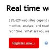 Clicky – real time web analiza